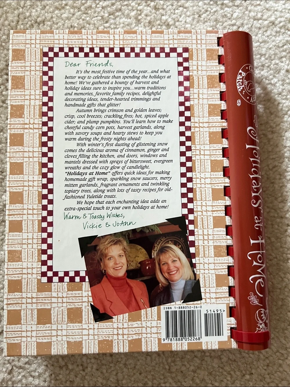 Gooseberry Patch Holidays at Home Cookbook - EC
